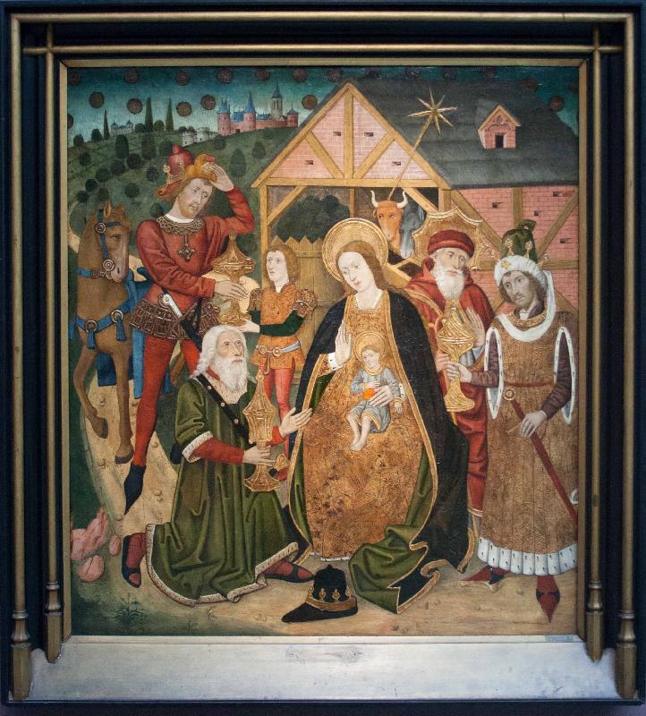 MASTER of the Polling Panels The Adoration of the Magi France oil painting art